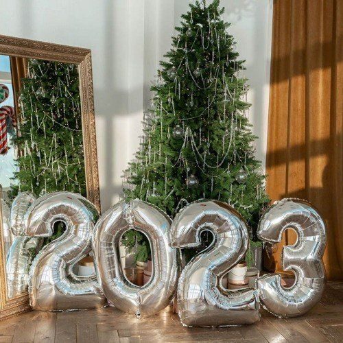Композиция из шаров цифры на новый год 4 шт — купить за 2520 ₽ Композиция из шаров цифры на новый год 4 шт — воздушные шары с доставкой в Москве | LovelyBall