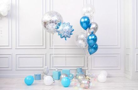 Новогодняя коллекция (Средний сет №2) на новый год — купить за 4560 ₽ Новогодняя коллекция (Средний сет №2) на новый год — воздушные шары с доставкой в Москве