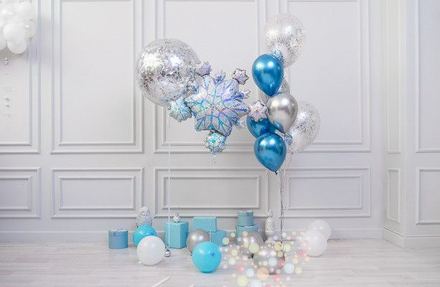 Новогодняя коллекция (средний сет №3) на новый год — купить за 5640 ₽ Новогодняя коллекция (средний сет №3) на новый год — воздушные шары с доставкой в Москве