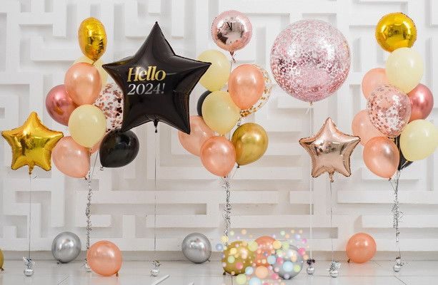 Пока часы 12 бьют (Большой сет №3) на новый год — купить за 9600 ₽ Пока часы 12 бьют (Большой сет №3) на новый год — воздушные шары с доставкой в Москве | LovelyBall