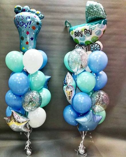 Композиция из шаров на выписку \"Добро пожаловать домой\" — купить за 8160 ₽ Композиция из шаров на выписку \"Добро пожаловать домой\" — воздушные шары с доставкой в Москве