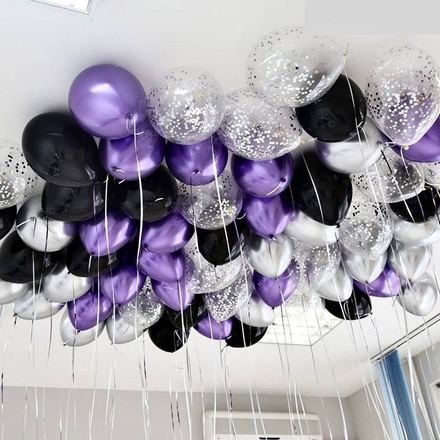 Шары с конфетти под потолок — купить за 4800 ₽ Шары с конфетти под потолок — воздушные шары с доставкой в Москве