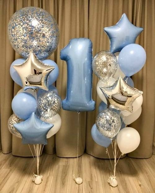 Композиция из шаров Мне годик — купить за 6500 ₽ Композиция из шаров Мне годик — воздушные шары с доставкой в Москве | LovelyBall