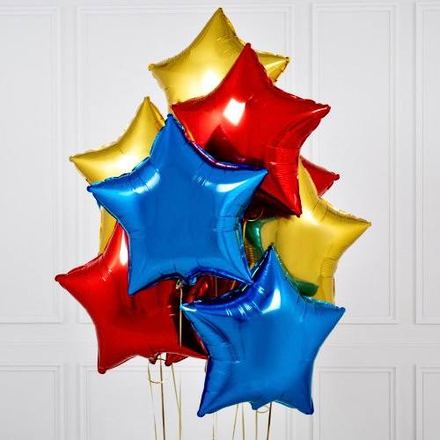 Композиция из шаров \"Звёзды\" № 13 — купить за 3840 ₽ Композиция из шаров \"Звёзды\" № 13 — воздушные шары с доставкой в Москве