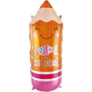 Шар Фигура, Школьный карандаш, Оранжевый 74 см