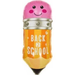 Шар Фигура, Школьный карандаш, Желтый 74 см