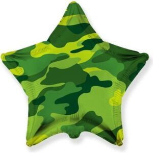 Шар Звезда, Камуфляж 81 см