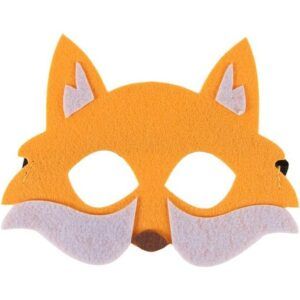 Маска карнавальная, из фетра, Лисенок