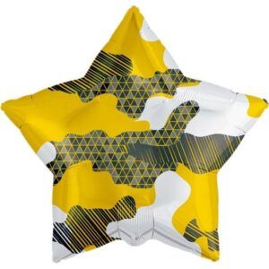 Шар Звезда, Камуфляж, Эклектика 53 см