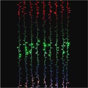Электрическая гирлянда "Шторка" светодиодная многоцветная 384 лампочки 3х3 м