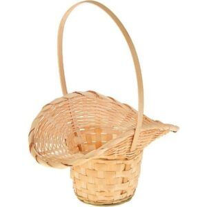 Корзина плетеная (бамбук натуральный) 19хН5/31см, круг