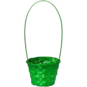 Корзина плетеная (бамбук натуральный) 13хН9,5/28см, круг