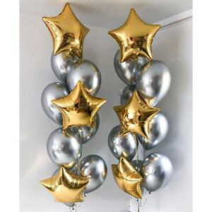 Фонтан золото с хромом