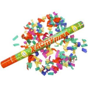 Пневмохлопушка конфетти бумага