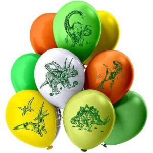 Шар Пастель Шелк рис. 2ст. Динозавры
