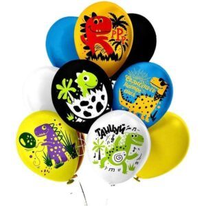 Шар Шелк рис. 1ст. 2цв. Динозаврики! 5 дизайнов