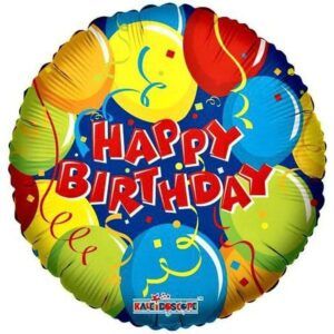 Круг Happy birthday! Конфетти