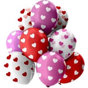 Шар Кристалл шелк рис. 5ст. Сердца