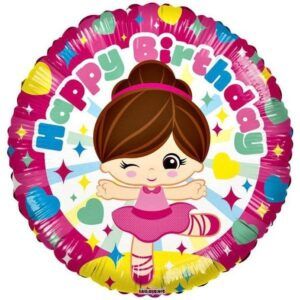 Круг Нappy birthday! Балерина