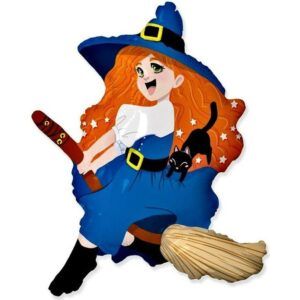 Ведьмочка на метле