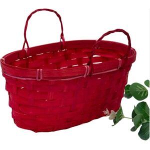 Корзина плетеная (бамбук) 26x13хH11/25см, овал сумка