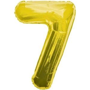 Шар ЦИФРА 7 золото /Gold