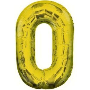 Шар ЦИФРА 0 золото /Gold