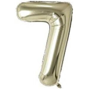 Шар ЦИФРА 7  белое золото/White gold