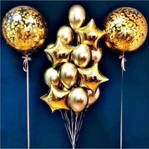 Композиция шаров Золотая праздник