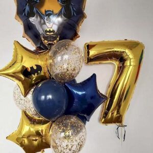 Шарики на день рождения "Бетман"