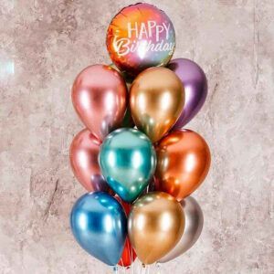 Шары хром на день рождения