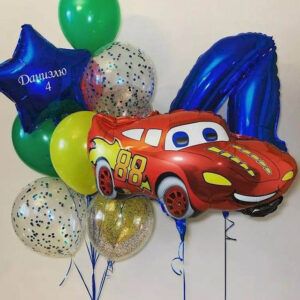 Сет на день рождения с Молнией Маккуин