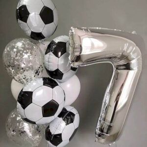 Сет с цифрой и шарами в виде мяча