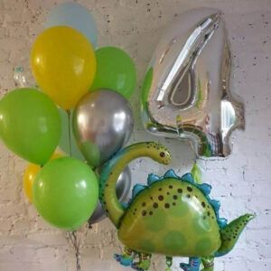 Сет из шаров с Бронтозавром