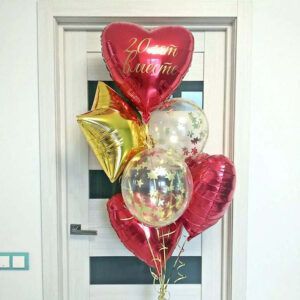 Воздушные шары на годовщину свадьбы