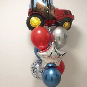 Фонтан на день рождения мальчика с трактором