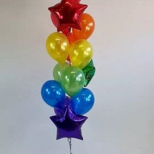 Фонтан из шаров "Радуга"