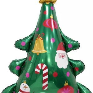 Шар (39''/99 см) Фигура, Новогодняя елочка, 1 шт.