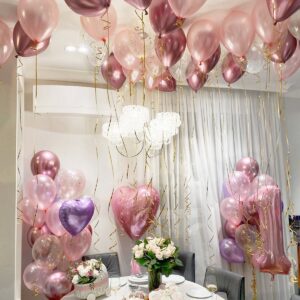 Композиция из шаров - Розовая страна