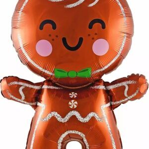 Шар (28''/71 см) Фигура, Пряничный человечек, 1 шт.