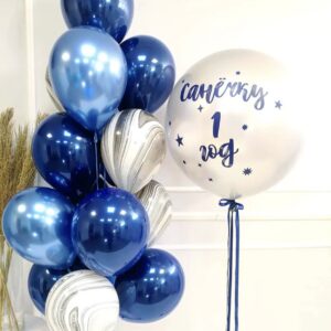 Фонтан из шаров и бабблс шар - Коралловый риф