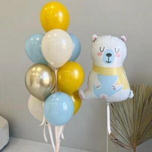 Букет шаров "Мишка на севере"