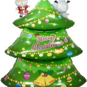 Шар (43''/109 см) Фигура, Новогодняя елочка , 1 шт.