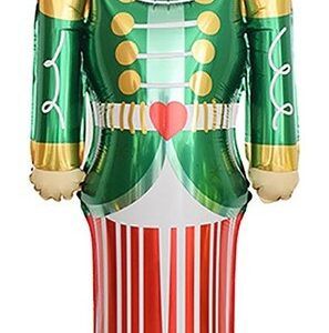 Шар 3D (49''/124 см) Фигура на подставке, Щелкунчик, Зеленый, 1 шт.