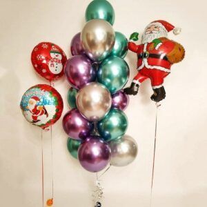 Композиция из шаров  на новый год "Новогодний"