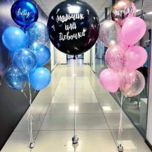 Композиция из шаров "Кто же?"