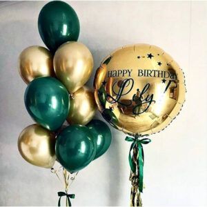 Композиция из шаров "Золотой День Рождения"