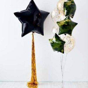 Композиция из шаров "Любимому защитнику"