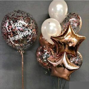 Композиция из шаров "Звездный Баблс"