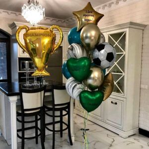 Композиция из шаров "Чемпион С Днем Рождения"